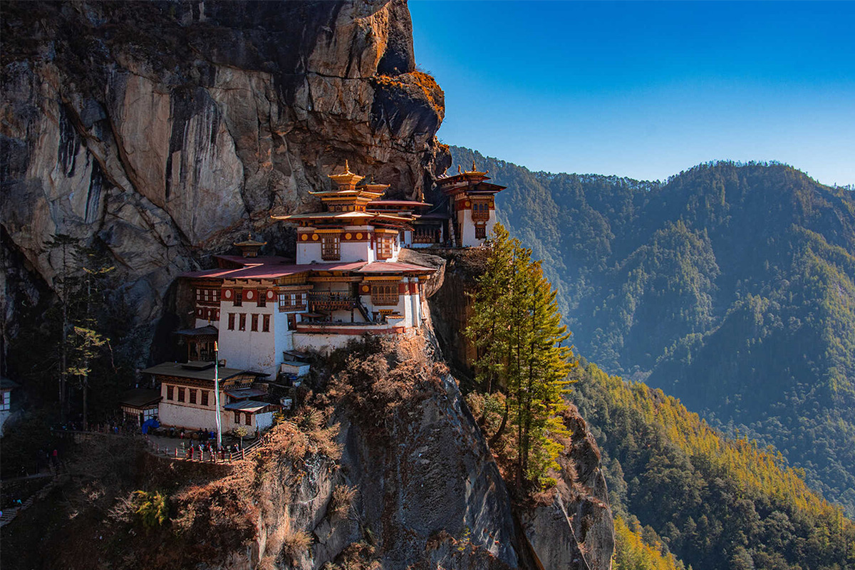 Tiger’s Nest Monastery from the trail viewpoint